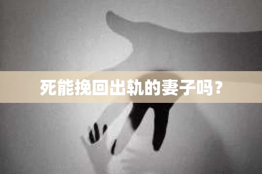 死能挽回出轨的妻子吗? 死能挽回出轨的妻子吗?