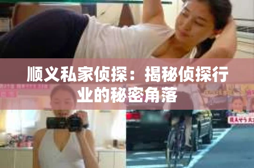 顺义私家侦探：揭秘侦探行业的秘密角落
