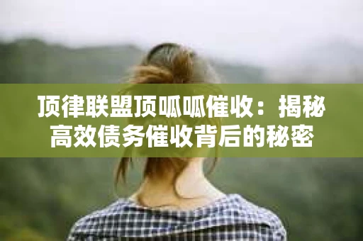 顶律联盟顶呱呱催收：揭秘高效债务催收背后的秘密