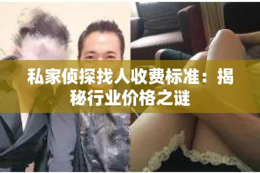 私家侦探找人收费标准:揭秘行业价格之谜 私家侦探找人收费标准:揭秘行业价格之谜