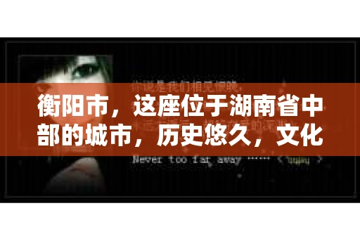 衡阳市，这座位于湖南省中部的城市，历史悠久，文化底蕴深厚。随着社会的发展，人们对于个人隐私的保护意识逐渐增强，私家侦探机构也应运而生。那么，衡阳市是否有私家侦探机构呢？今天，我们就来聊聊这个话题。