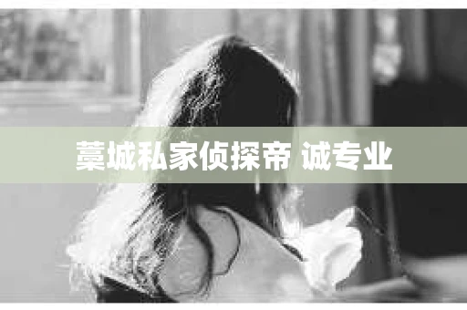 藁城私家侦探帝 诚专业
