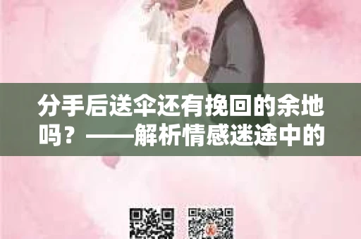 分手后送伞还有挽回的余地吗？——解析情感迷途中的决策
