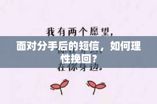 面对分手后的短信,如何理性挽回? 面对分手后的短信,如何理性挽回?