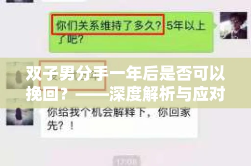 双子男分手一年后是否可以挽回？——深度解析与应对策略